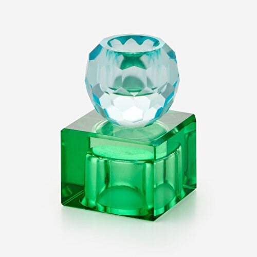 Gift Company Yeşil Cam Mumluk 5X8x5 Cm