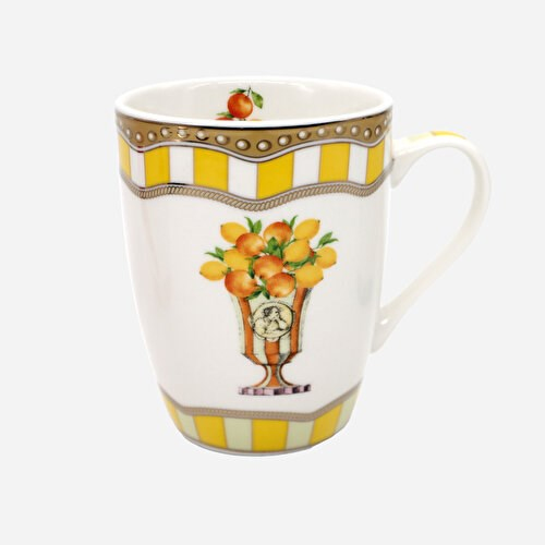 Lisa Minotti Puglia Sarı Porselen Kupa 350 Ml