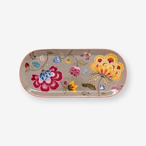 Pip Studio Fantasy Blooming Tales Haki Porselen Servis Tabağı 33 Cm
