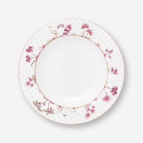Pip Studio Jolie Beyaz Porselen Çukur Tabak 21,5 Cm