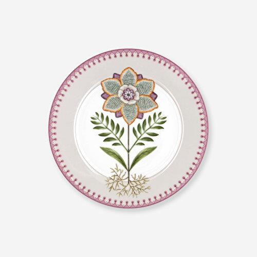Pip Studio Lily & Lotus Beyaz Porselen Kahvaltı Tabağı 21 Cm