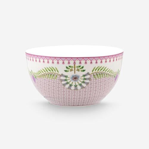 Pip Studio Lily & Lotus Mor Porselen Kase 15 Cm