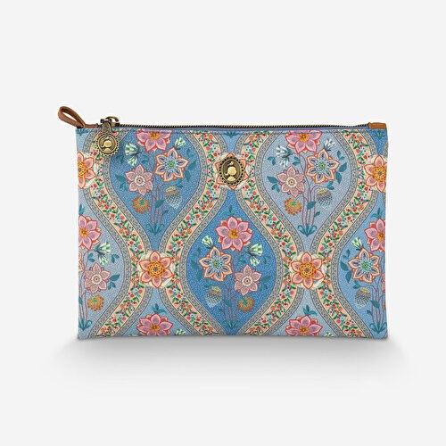 Pip Studio Ornamento Mavi Polyester Makyaj Çantası 24X1x15,5 Cm