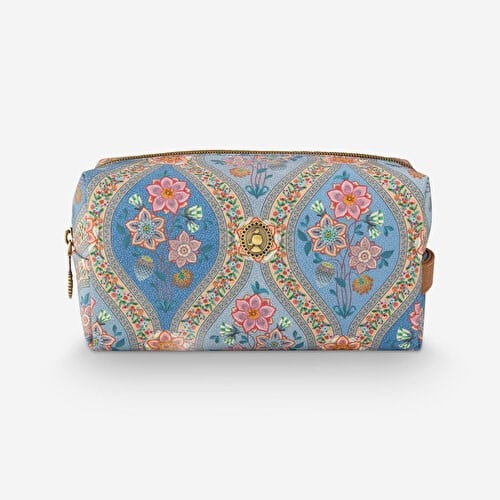 Pip Studio Ornamento Mavi Polyester Makyaj Çantası 21,5X10x10,5 Cm
