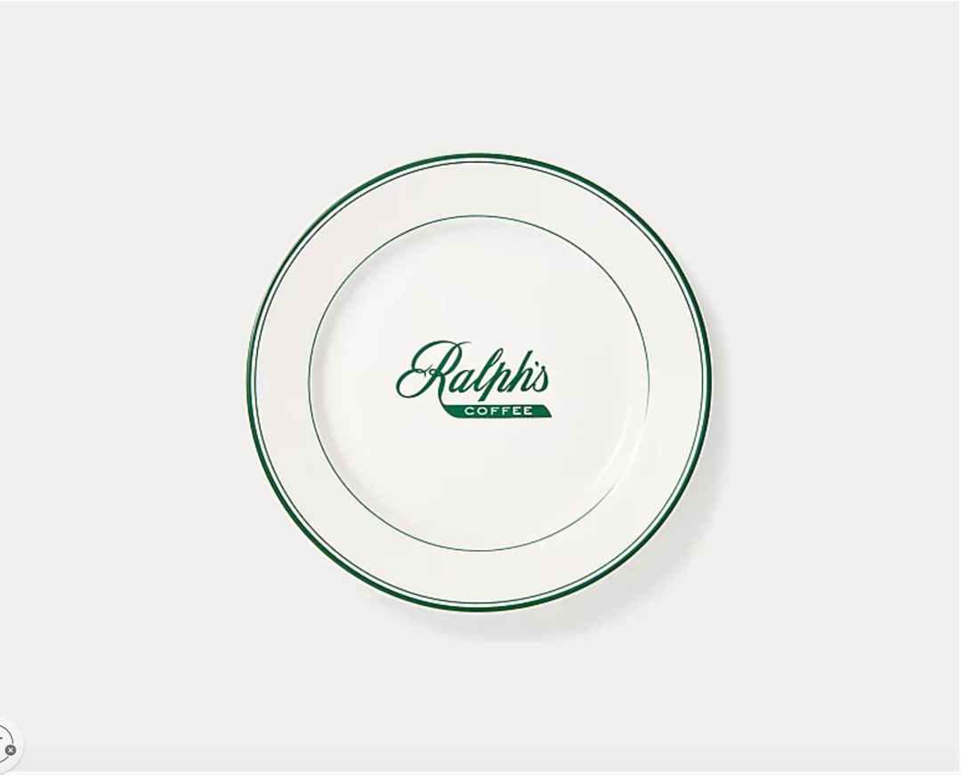 Ralph's Coffee Dessert Plate 