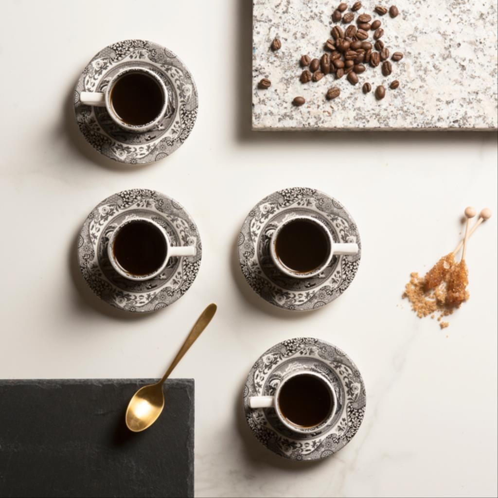 Spode Black Italian Kahve Fincanı