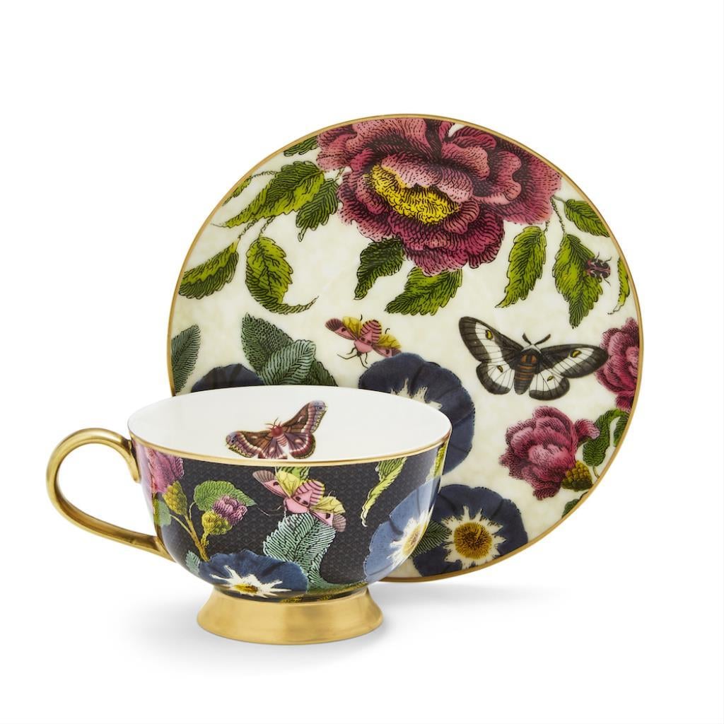 Spode Creatures of Curiosity Siyah&Krem Çay Fincanı