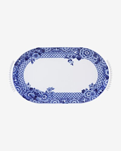 Vista Alegre Blue Ming Mavi Porselen Servis Tabağı 43 Cm