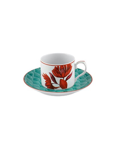 Vista Alegre Lotus Turuncu Porselen Çay Fincanı 200 Ml
