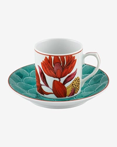 Vista Alegre Lotus Turuncu Porselen Kahve Fincanı 90 Ml