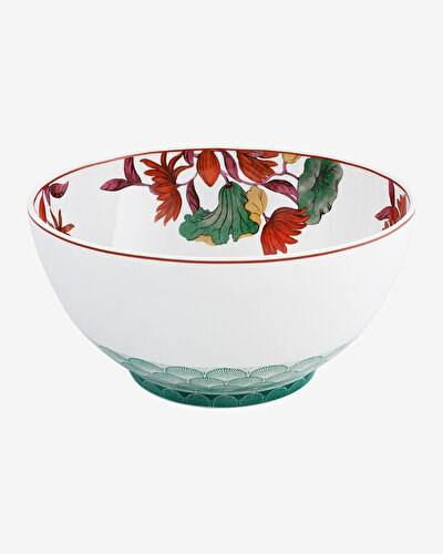 Vista Alegre Lotus Yeşil Porselen Servis Kasesi 24 Cm