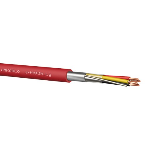 2M2M 2*2*0,80 + 0,80 Jh(St)H Fe180 Yanmaz Halojensiz Yangın Alarm Kablosu (100 metre)YANGIN-022