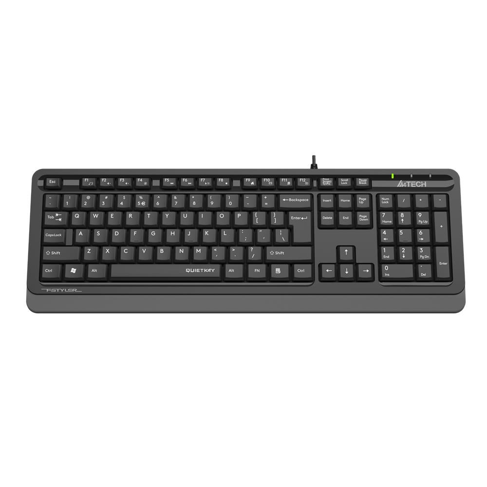 A4TECHA4 Tech Fk10 Q Usb Quitkey Sessiz Gri Tr Fn-Multimedya Klavye4711421003452