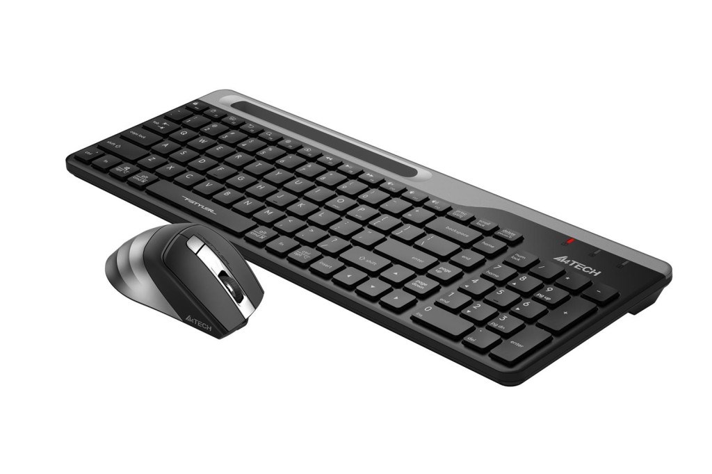 A4TECHA4 Tech Fstyler FB2535C Gri Bluetooth+2.4G Nano Fn Multimedya Klavye Şarjlı Mouse Set4711421971300
