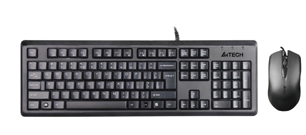 A4TECHA4 Tech Kr-9276 Q Usb Fn Multimedya Klavye+Optik Kablolu Mouse Set4711421934480