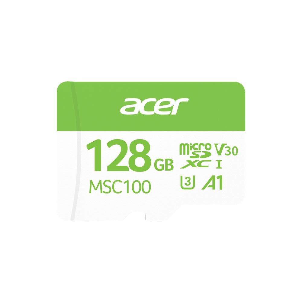 ACERAcer MSC100 128GB microSD U3 V30 A1 Aksiyon Kamera & Güvenlik Kamerası Uyumlu840300001617