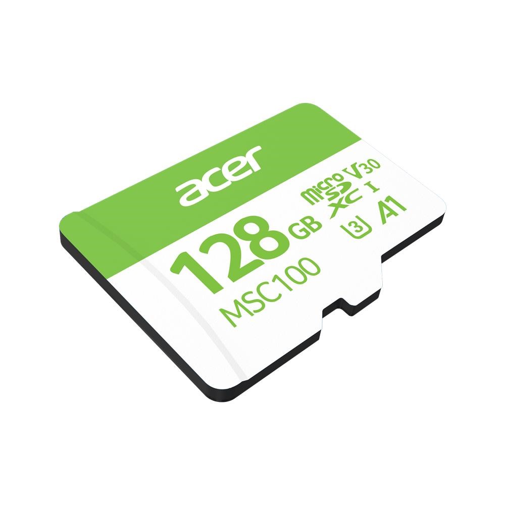 ACERAcer MSC100 128GB microSD U3 V30 A1 Aksiyon Kamera & Güvenlik Kamerası Uyumlu840300001617