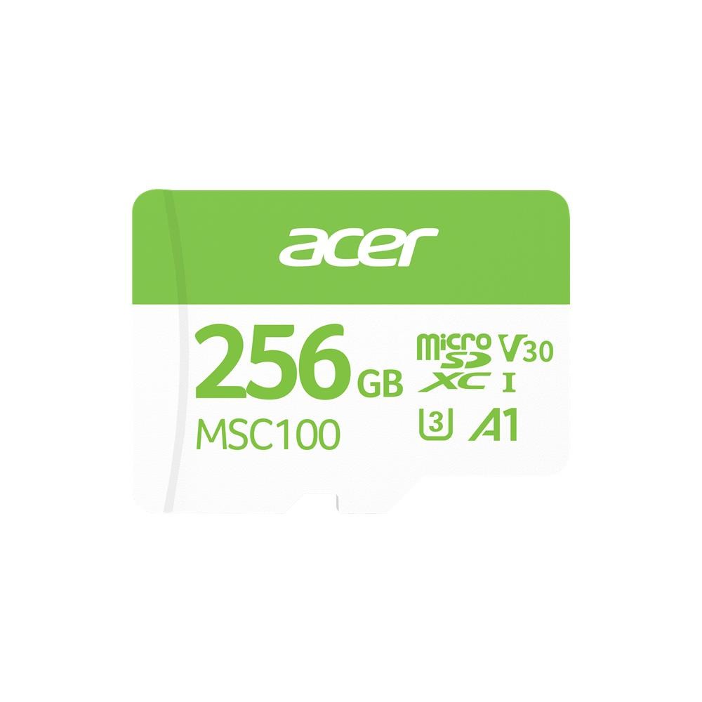 ACERAcer MSC100 256GB microSD U3 V30 A1 Aksiyon Kamera & Güvenlik Kamerası Uyumlu840300001624