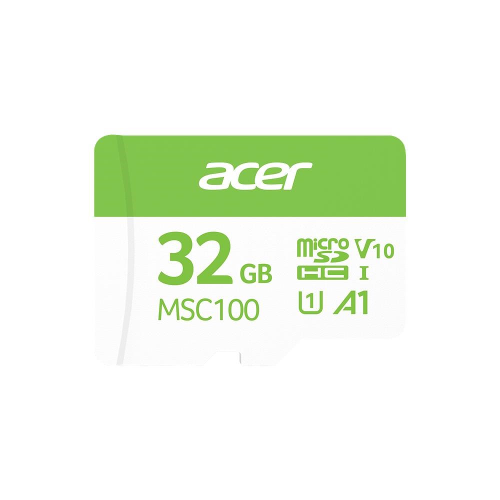 ACERAcer MSC100 32GB microSD U1 V10 A1 Aksiyon Kamera & Güvenlik Kamerası Uyumlu840300001594