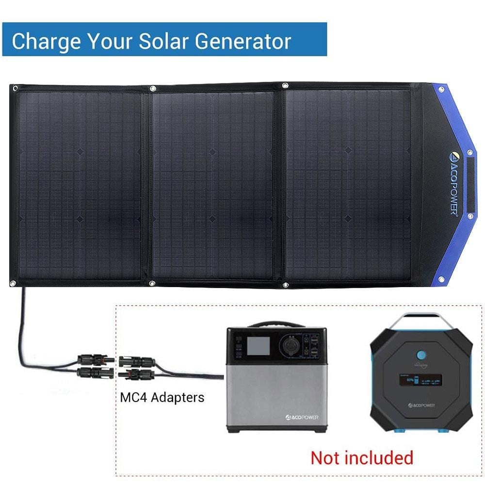 AcopowerAcopower AP3XSP 3x30Watt Çanta Tipi Katlanabilir Güneş Enerji PaneliAP3XSP