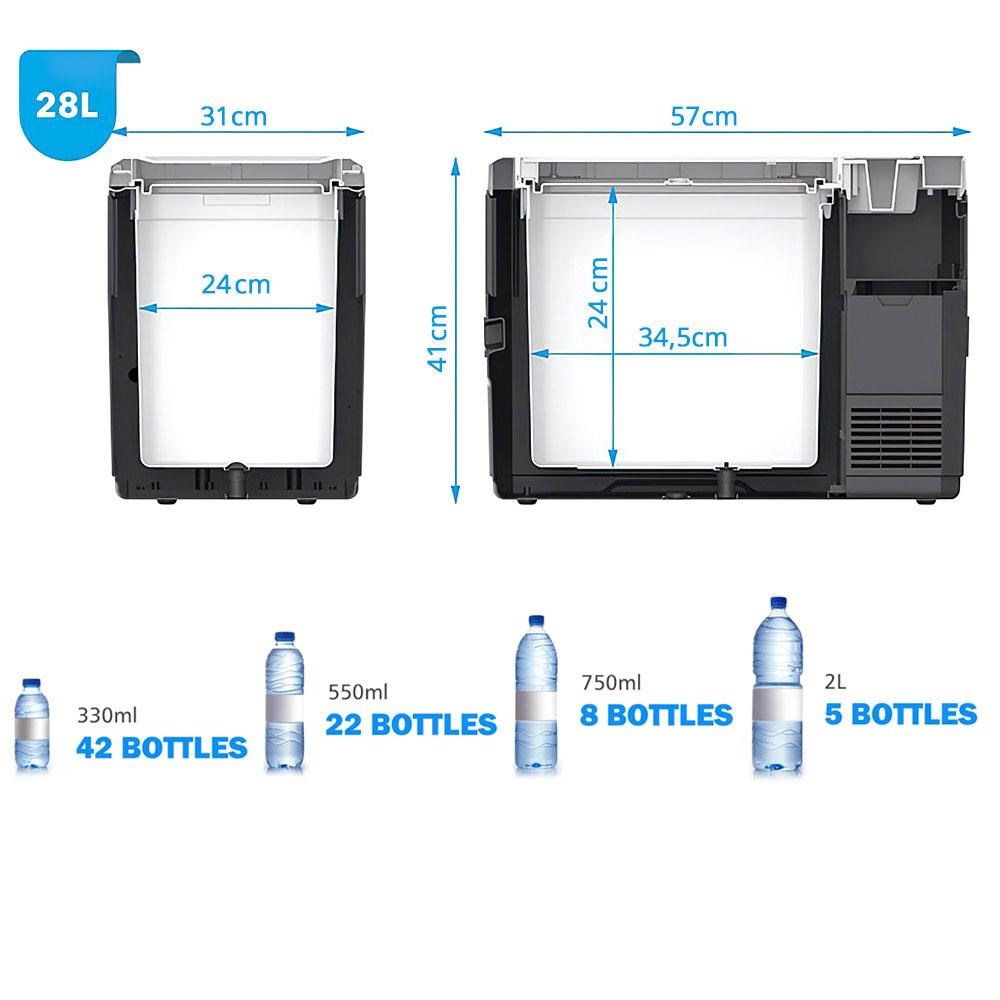 AcopowerAcopower V28 12/24/220Volt 28Litre Kompresörlü Outdoor Oto Buzdolabı (Akü Dahil Değildir)V28