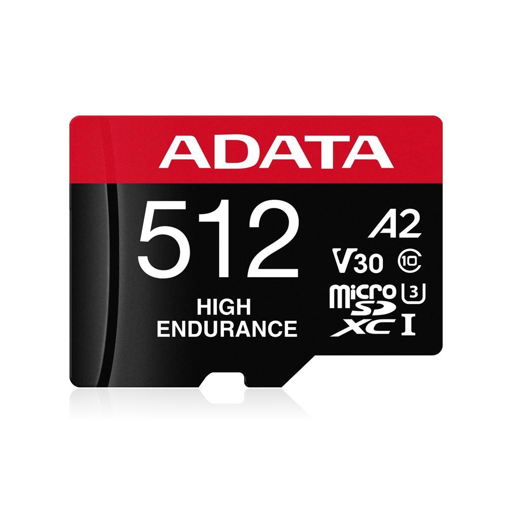 ADATAAdata 512 GB High Endurance microSDXC 4K U3 V30 A2 Hafıza Kartı4711085944092