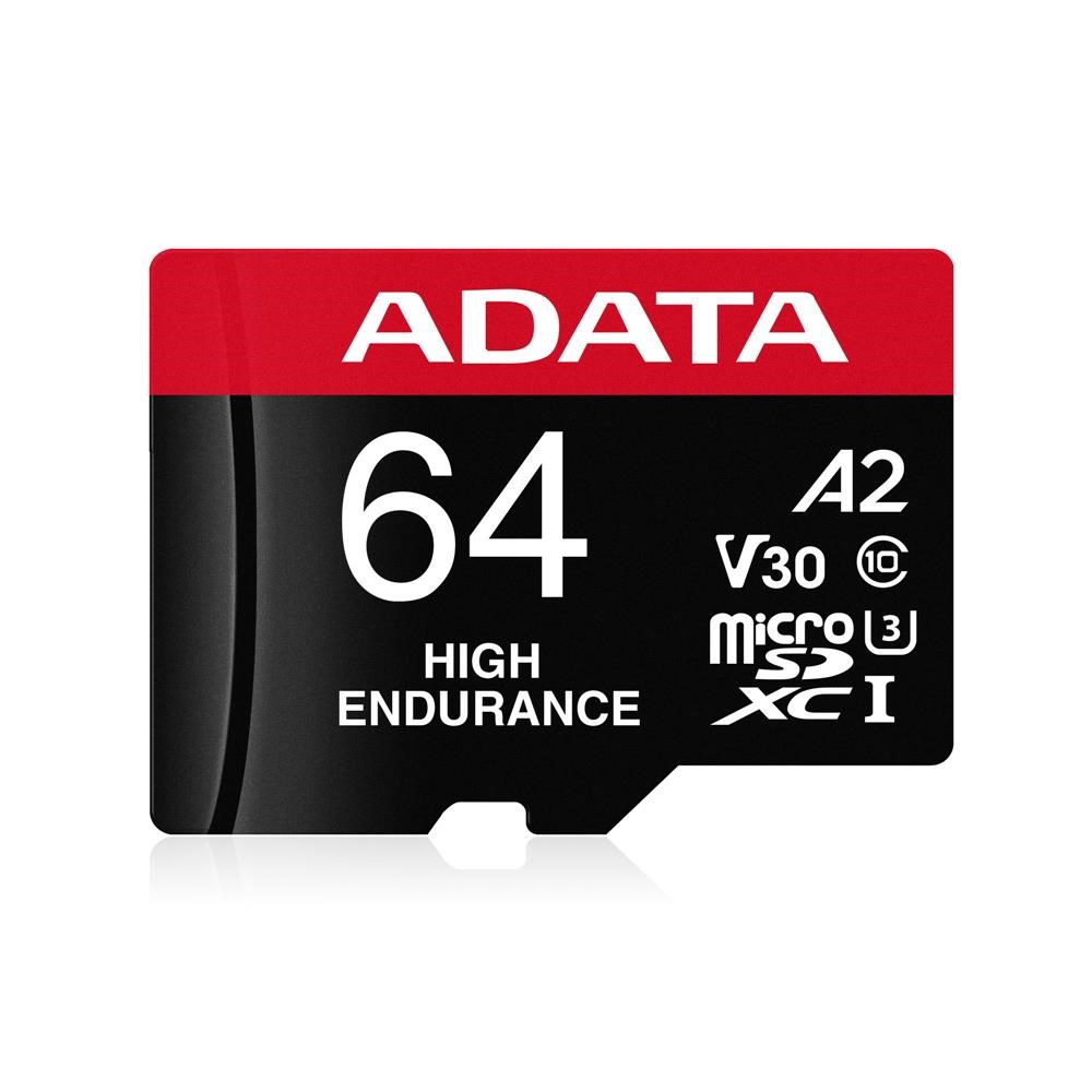 ADATAAdata 64 GB High Endurance microSDXC 4K U3 V30 A2 Hafıza Kartı4710273772141