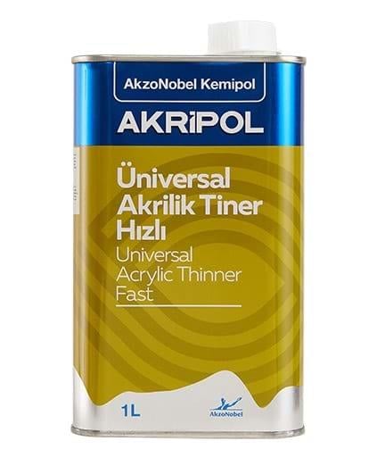 AkzoNobel Akripol Unıversal Akrilik Tiner yavaş Fast 1 ltAkrilik Tiner yavaş Fast 1 lt