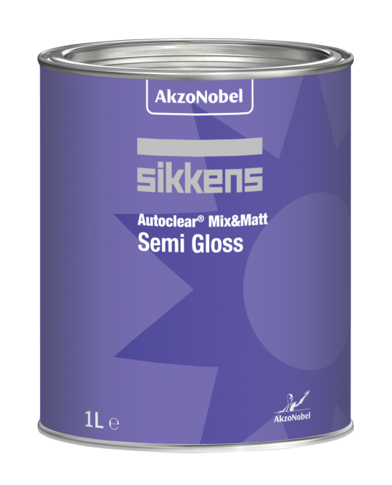 AkzoNobel AkzoNobel Sikkens AutoClear Mix&Matt Mat Vernik Low Gloss Tam Mat 1 Litre Mat Vernik Low Gloss Tam Mat 1