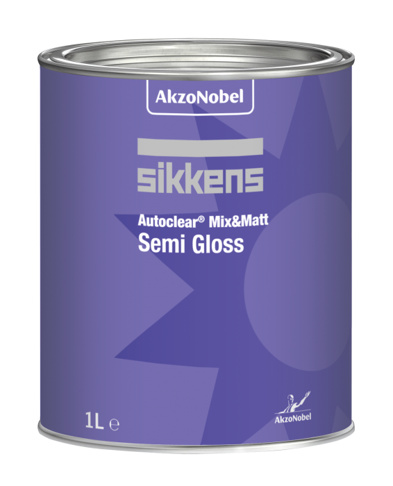 AkzoNobel AkzoNobel Sikkens AutoClear Mix&Matt Mat Vernik Low Gloss Tam Mat 1 Litre Mat Vernik Low Gloss Tam Mat 1
