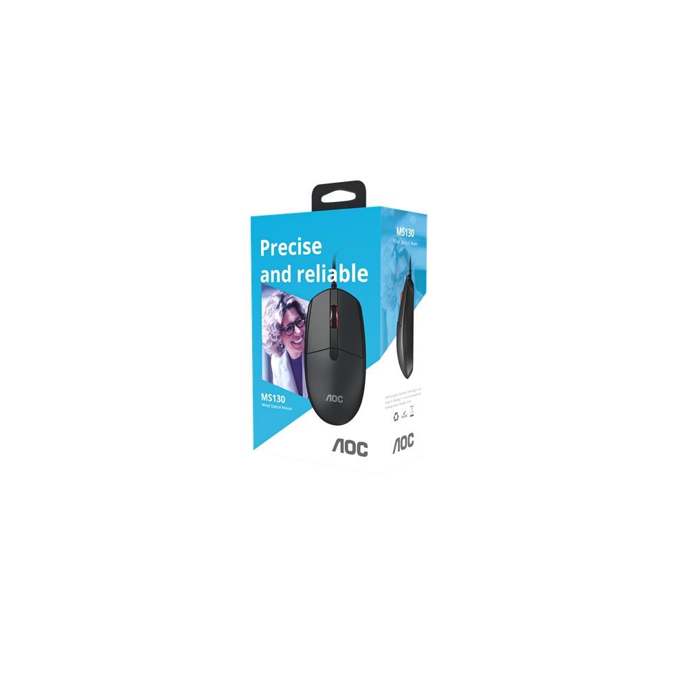 AOCAOC MS130B-LA Kablolu Ofis Mouse4895229160804