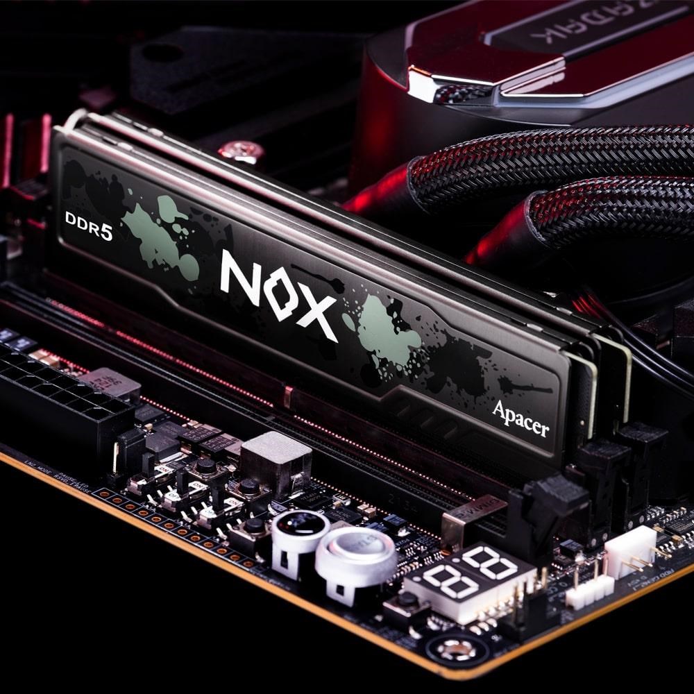 KINGSTONApacer NOX 32GB 2x16GB 6000MHz CL38 DDR5 (AH5U32G60C622MBAA-2) Gaming Pc Ram Kit4712389932532