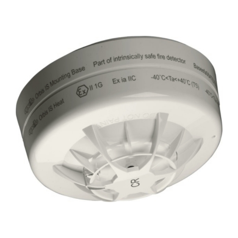 ApolloAPOLLO ORB-HT-51154-APO ORBIS Kendinden Emniyetli (IS) CR Sınıfı Akıllı Konvansiyonel Sıcaklık Artıs Hızı Dedektörü, 80° C. Flash LED'li Taban HariçORB-HT-51154-ΑΡΟ