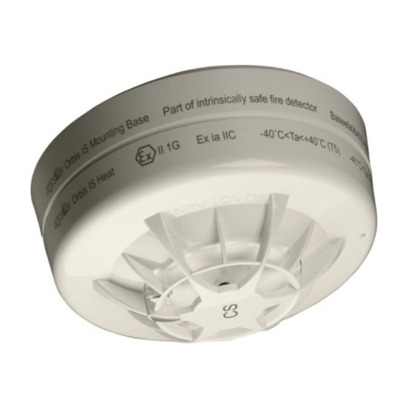 ApolloAPOLLO ORB-HT-51156-APO ORBIS Kendinden Emniyetli (IS) CS Sınıfı Akıllı Konvansiyonel Sabit Sıcaklık Dedektörü, 80° C. Flash LED'li Taban HariçORB-HT-51156-ΑΡΟ
