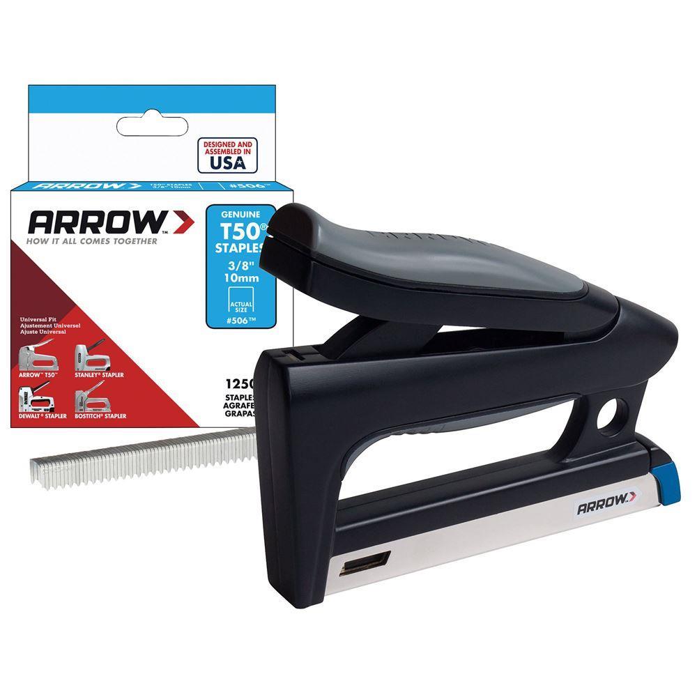 ArrowArrow T50HS 6-14mm Zımba /15mm Çivi Profesyonel Mekanik Zımba ve Çivi Tabancası + 1250 Adet ZımbaT50HS