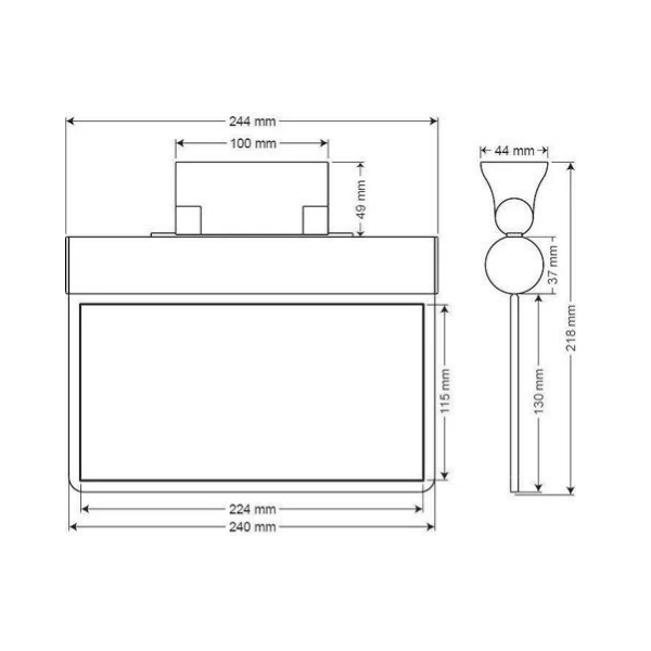 ArselArsel A20101 SFS20-3-L Acil Çıkış Yönlendirme Armatürü Şebekeden Yanan 8xF LEDSFS20-3-L