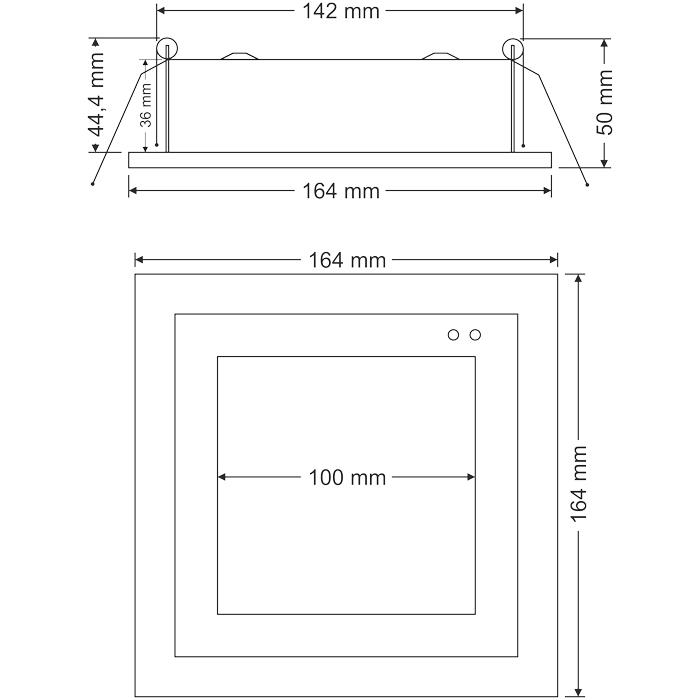 ArselArsel DAB-R-0010 Sıva Altı Yönlendirme Armatürü Şebekeden YananDAB-R-0010