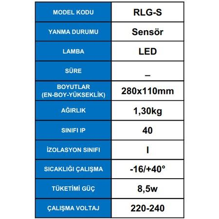 ArselArsel Desa RLG-S Sensörlü Acil Aydınlatma Armatürü Led LambaRLG-S