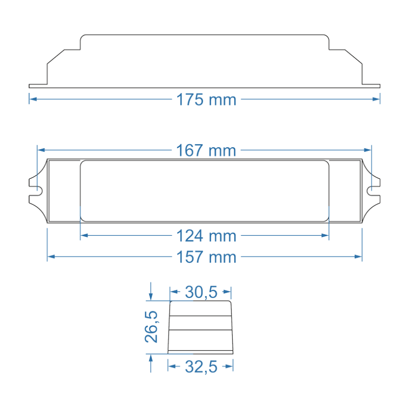 ArselArsel Starlux A20603-A206-STA3HE Sıva Altı Acil Aydınlatma Armatürü Kesintide 180 Dak. Yanan 400 Lümen LedA20603-A206-STA3HE