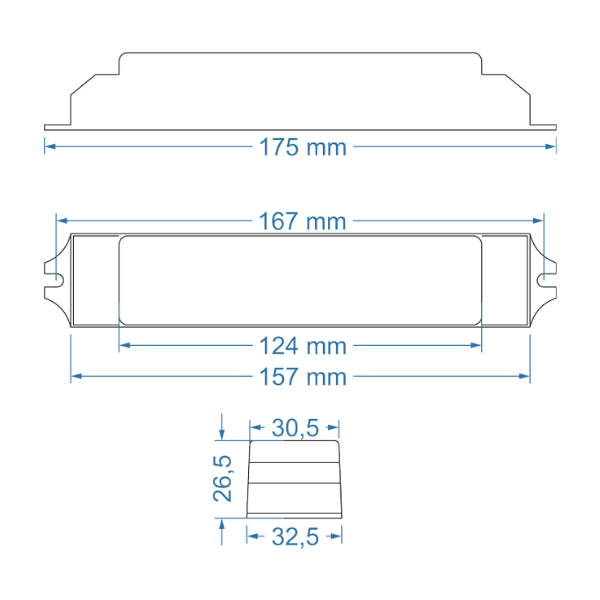 ArselArsel Starlux A31301 Acil Aydınlatma Armatürü Kesintide 180 Dak. Yanan 2W Led Dali KontrollüA31301