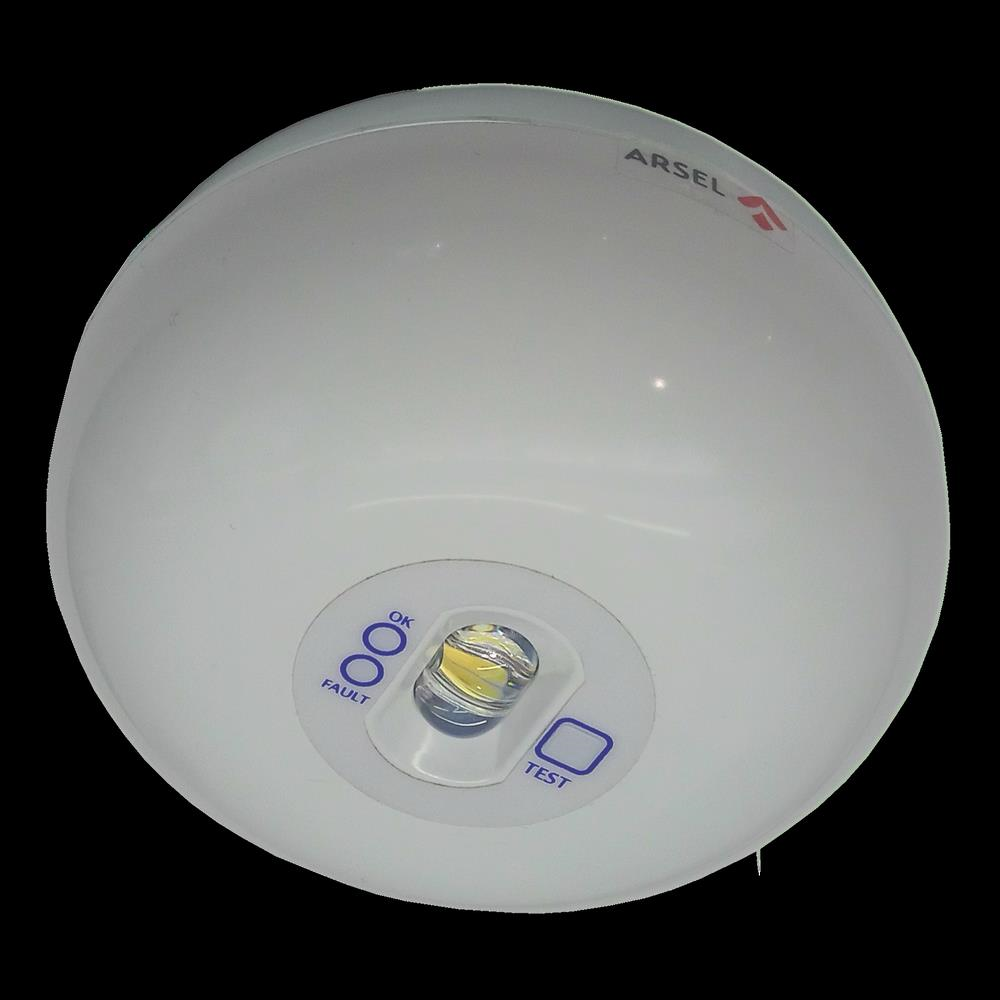 ArselArsel Starlux STU-103 Sıva Üstü Acil Aydınlatma Armatürü Kesintide 180 Dak. YananME-STU-103SU