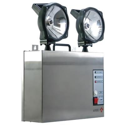 ArselArsel Versalite Inox VSI-2203-LED Acil Aydınlatma Armatürü Kesintide 180 Dak. Yanan 2x20 WattVSI-2203-LED