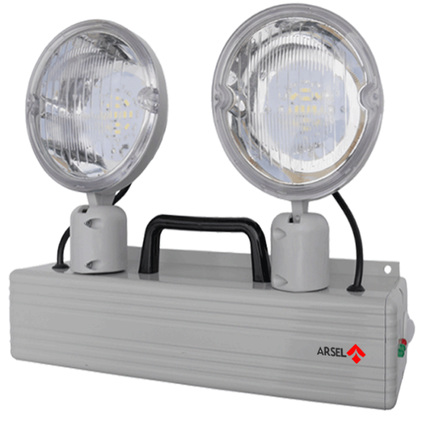 ArselArsel Versalite-LP A31202 Acil Aydınlatma Armatürü Sürekli ve Kesintide 180 Dak. Yanan 2x14 Led Dali KontrollüA31202