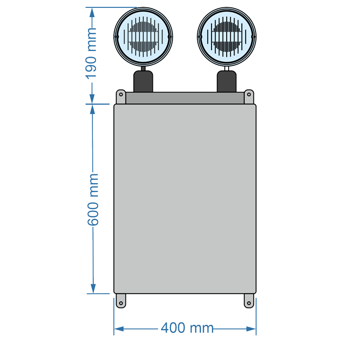 ArselArsel VSLE-226/1 Versalite IP-65 2x26 Led Kesintide 60 Dak. Ensto Kasa Acil Aydınlatma ArmatürüVSLE-226/1