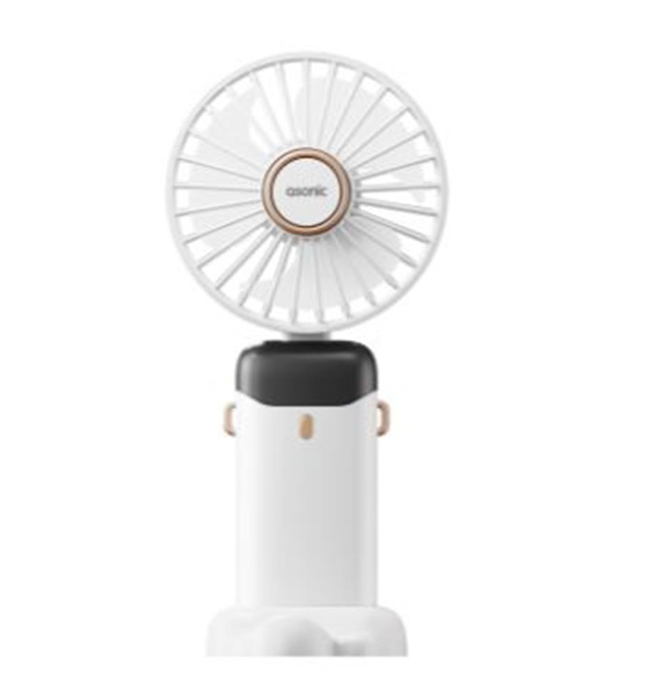 EVERESTAsonic AFN28 Beyaz 500mAh 3 Kademe Dijital Göstergeli Katlanabilir Mini USB Fan8680096142406