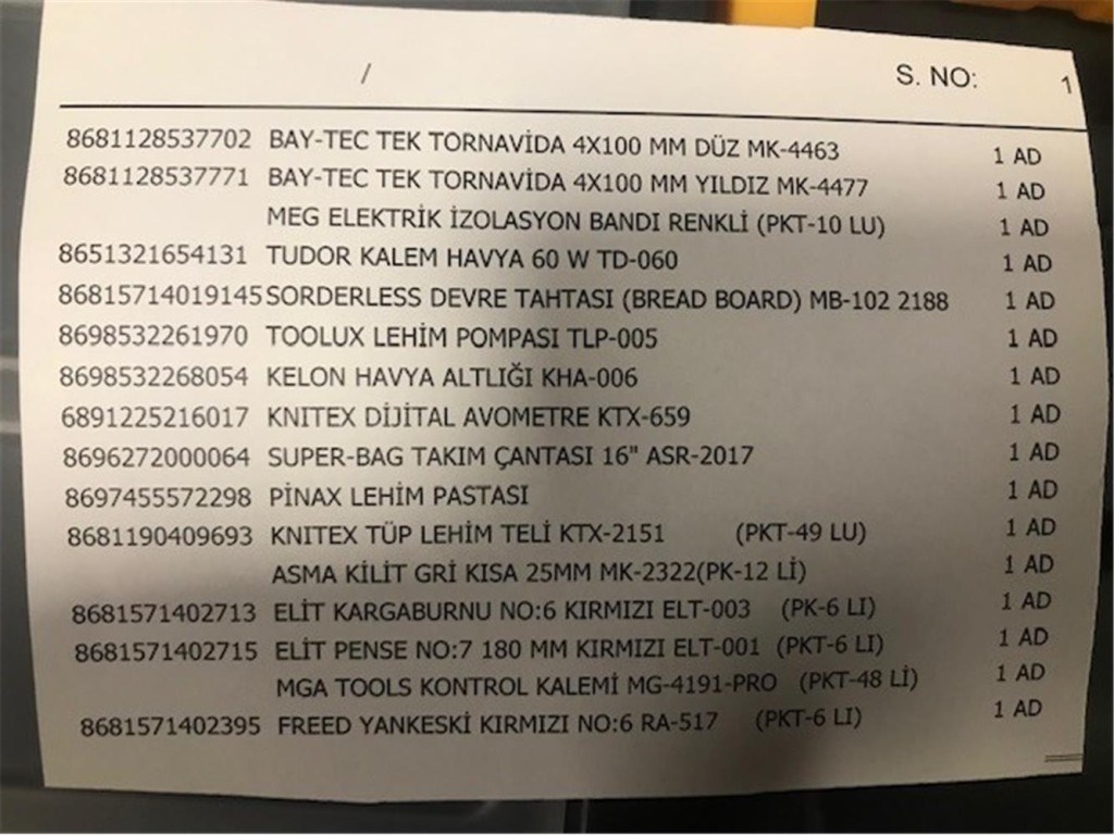 ASRINAsrın Teknik Okul Seti 16