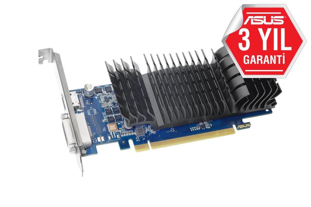 ASUSAsus 2Gb Gddr5 (64Bit) Dvı-Hdmı (GT1030-SL-2G-BRK) 6008 Mhz Ekran Kartı4712900743333