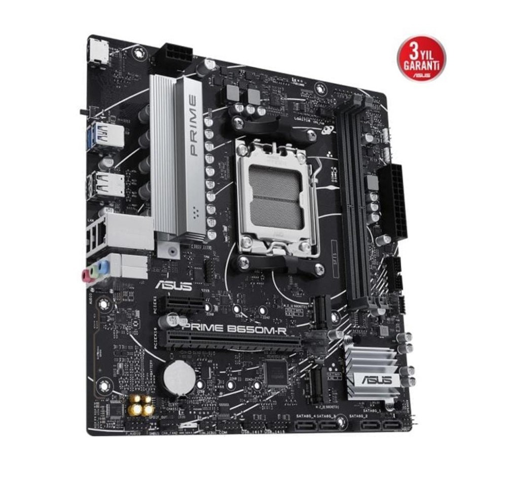 ASUSAsus Prime B650M-R 7200MHz (OC) DDR5 Soket AM5 M.2 HDMI mATX Anakart4711387429761