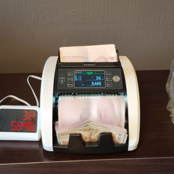 Bill CounterBill Counter AE-2001 Karışık Para Sayma Makinesi  USD, EURO, TL, GBP, SYP AE2001