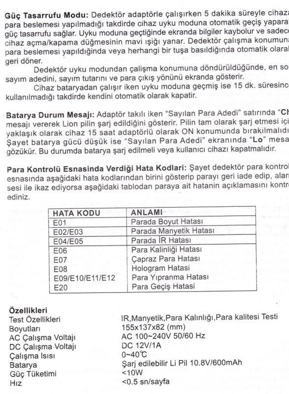 Bill CounterBill Counter AL-130 F5 ŞüpheliPara Kontrol Makinesi 5 Ülke ParasıAL-130 F5